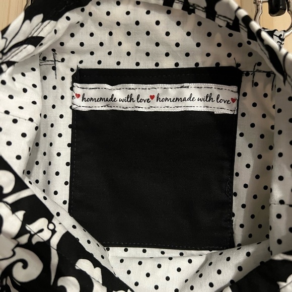 - Womens handmade clutch bag black and white cute! - Picture 2 of 3